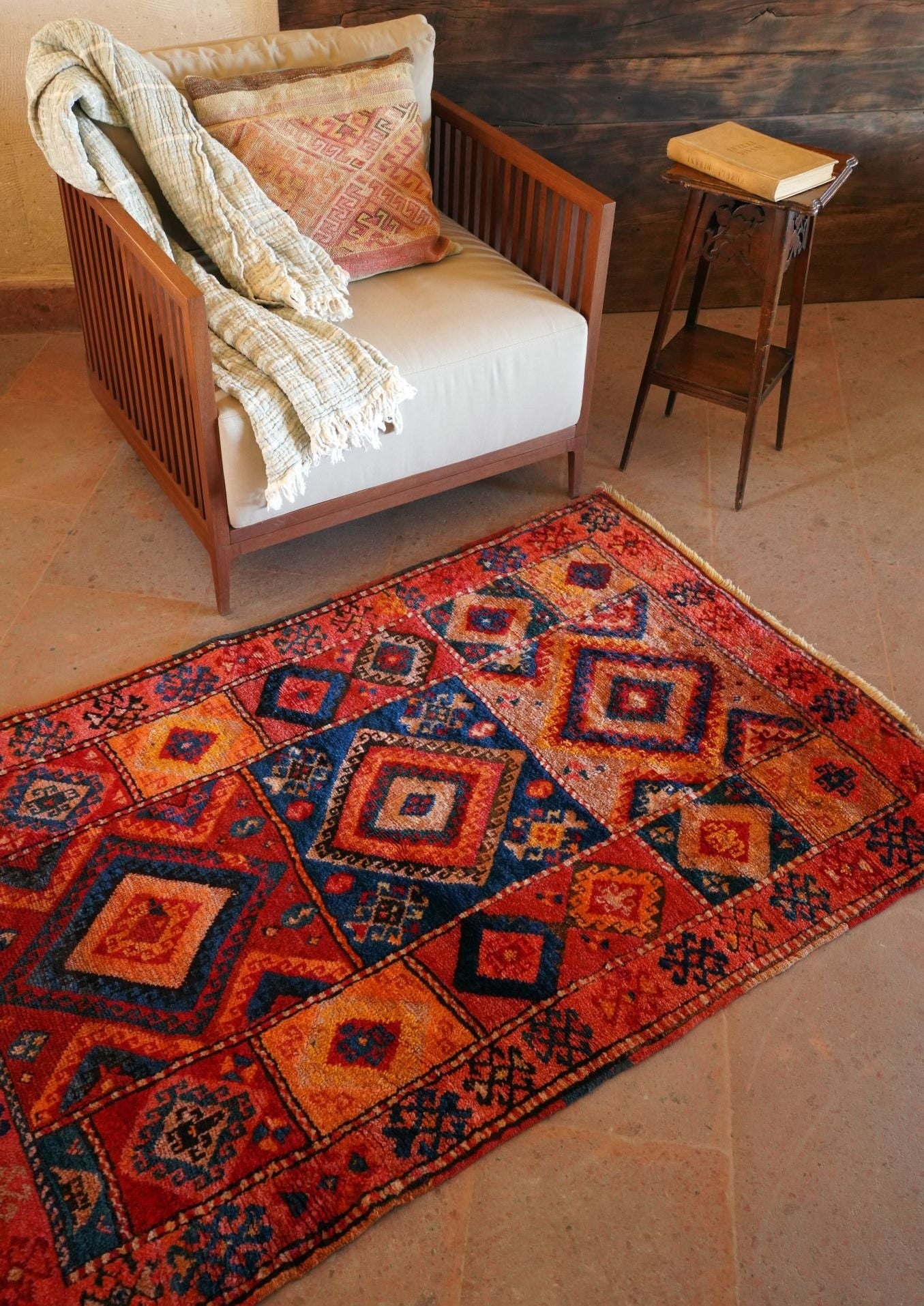 Anatolian Hand Woven Nomadic Herke Rug