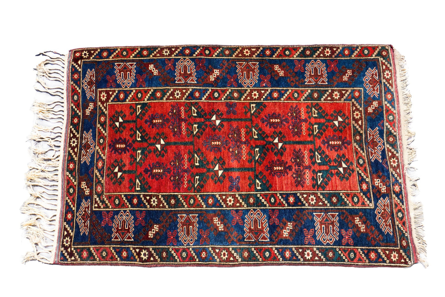 Anatolian Hand Woven Nomadic Dosemealti Rug