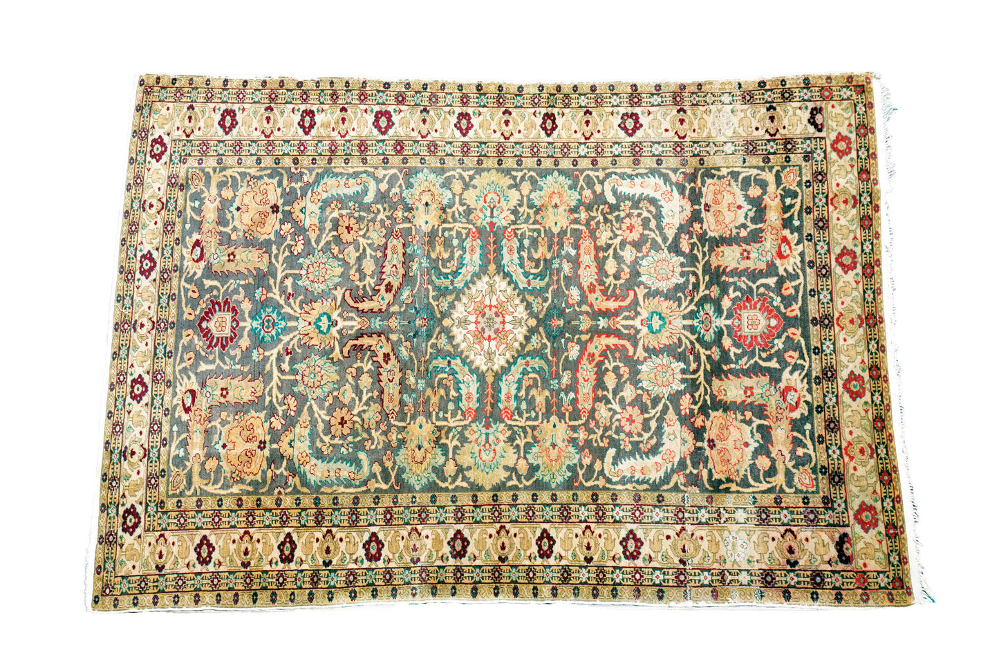 Anatolian Hand Woven Kayseri-Nebati Rug