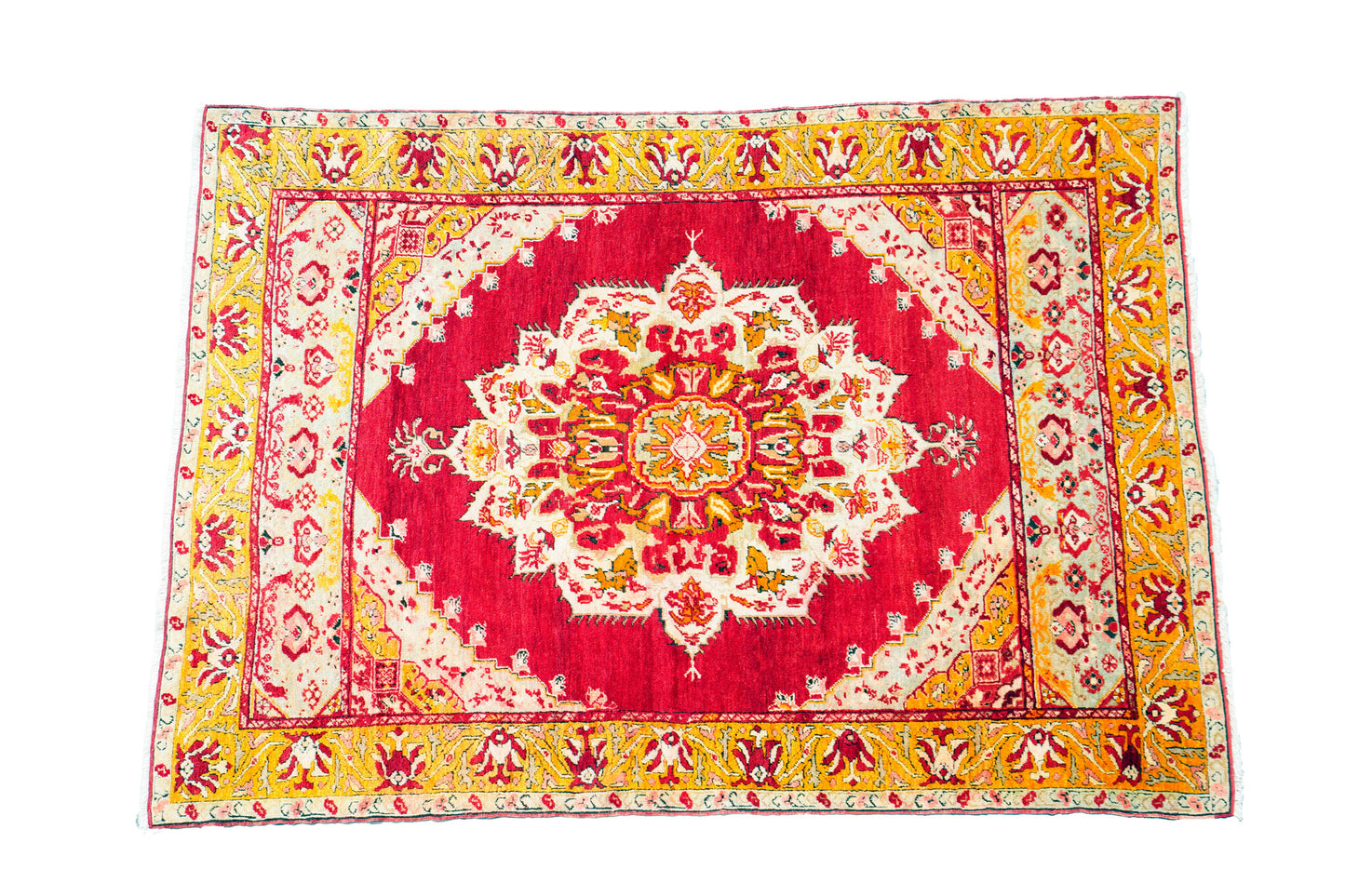 Anatolian Hand Woven Nomadic Kirsehir Rug