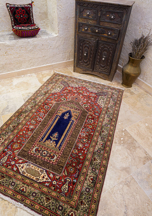 Anatolian Hand Woven Kayseri Rug