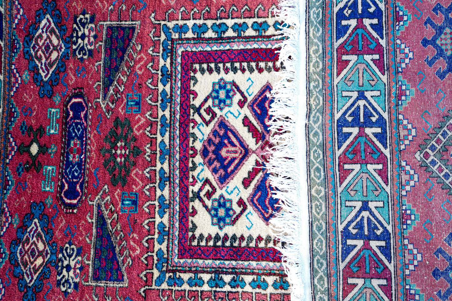 Anatolian Hand Woven Kayseri Rug