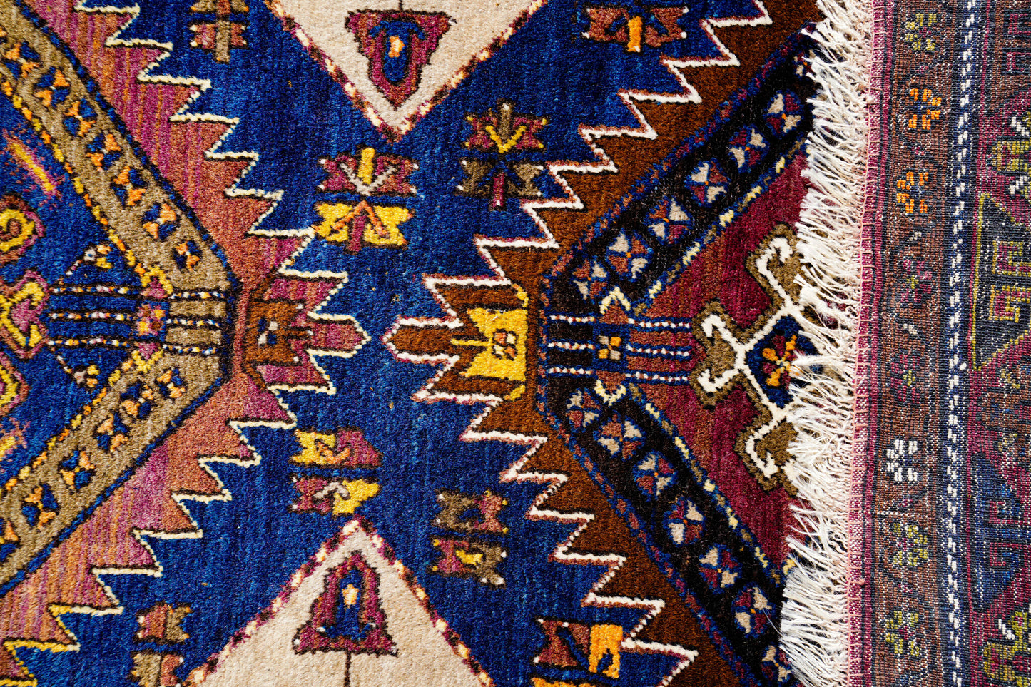 Anatolian Hand Woven Nomadic Yahyali Rug