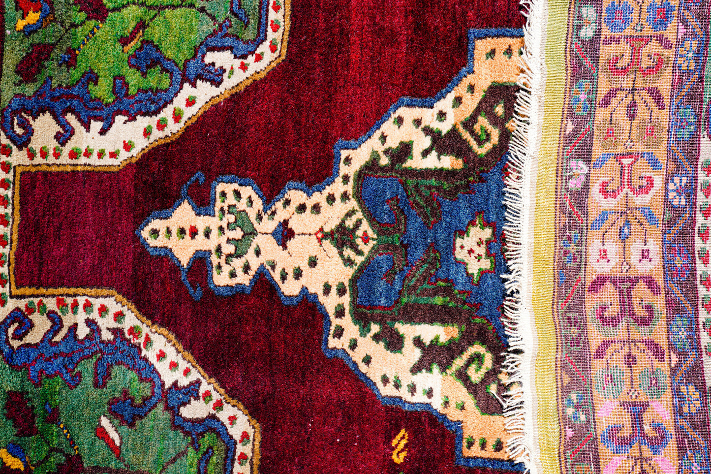 Anatolian Hand Woven Nomadic Konya-Yesilyurt Rug