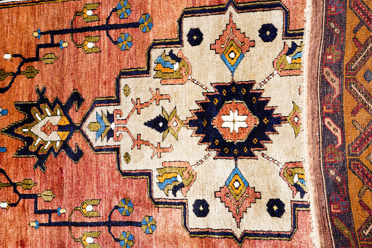 Anatolian Hand Woven Nomadic Yahyali Rug