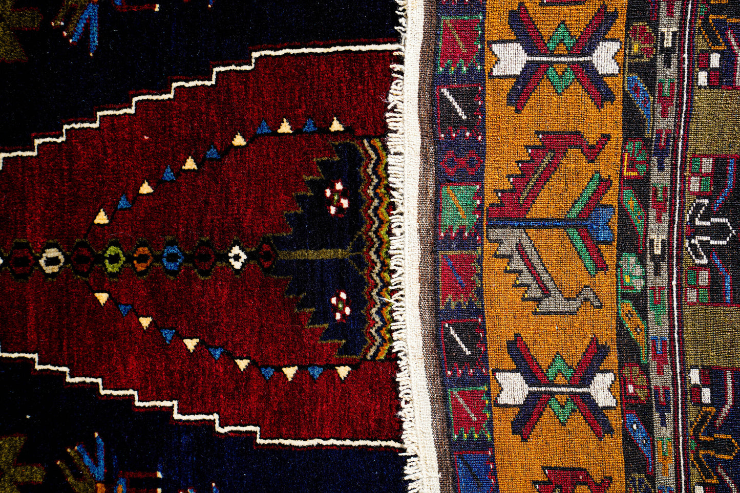 Anatolian Hand Woven Nomadic Yahyali Rug