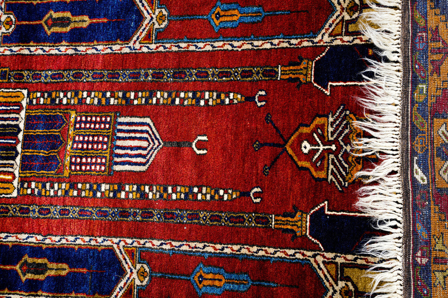 Anatolian Hand Woven Nomadic Yahyali Rug