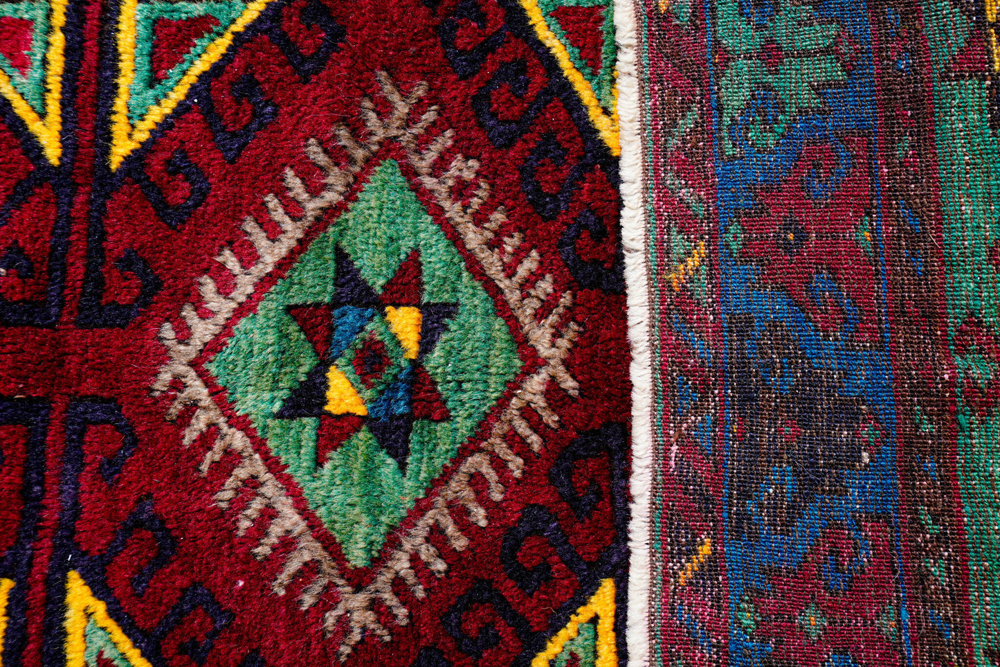 Anatolian Hand Woven Nomadic Malatya-Safak Rug