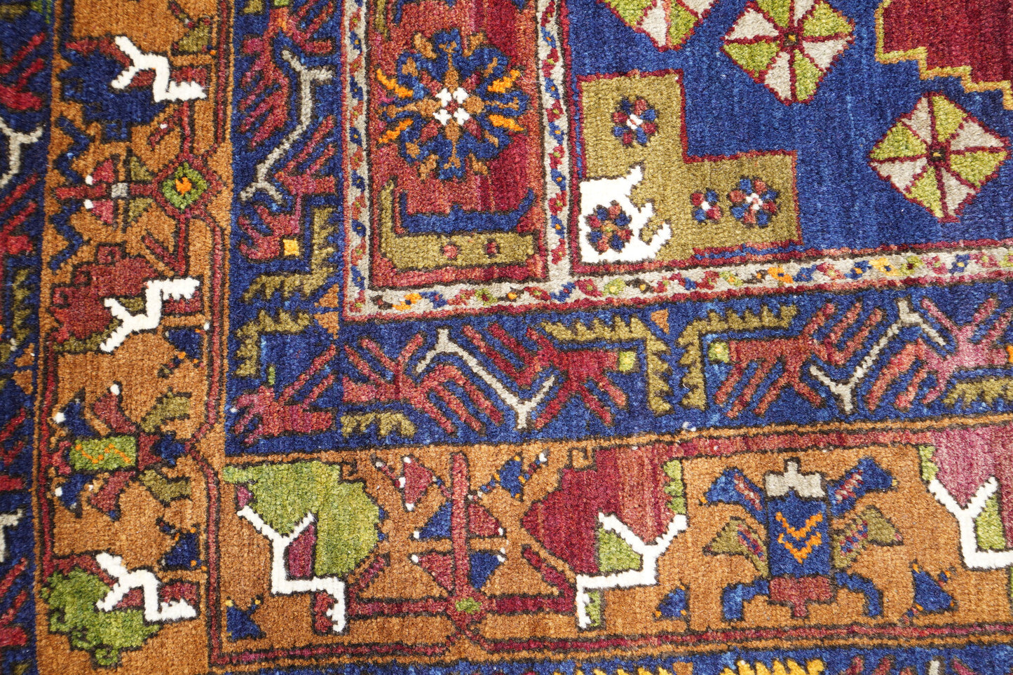 Anatolian Hand Woven Nomadic Yahyali Rug