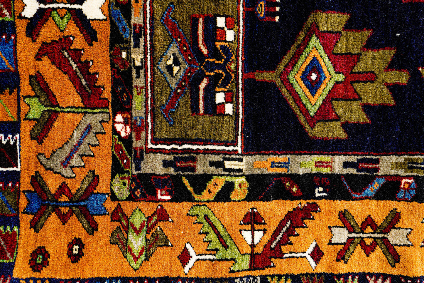 Anatolian Hand Woven Nomadic Yahyali Rug