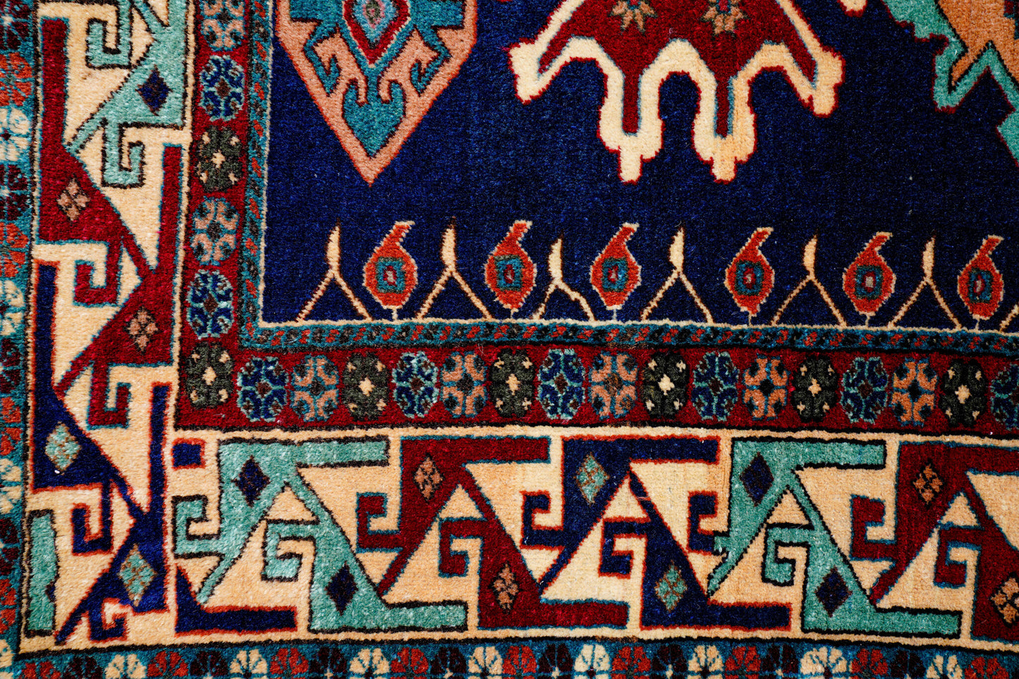 Anatolian Hand Woven Kayseri Rug