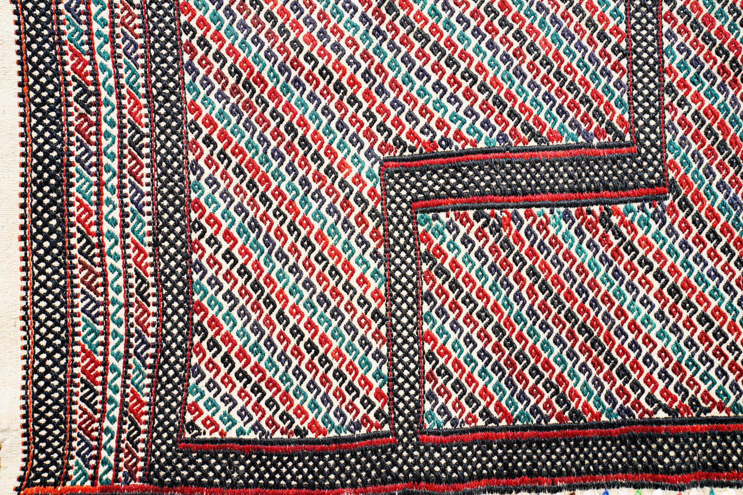 Anatolian Hand Woven Nomadic Konya Cicim