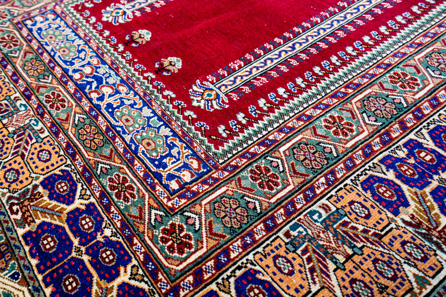 Anatolian Hand Woven Kayseri Rug