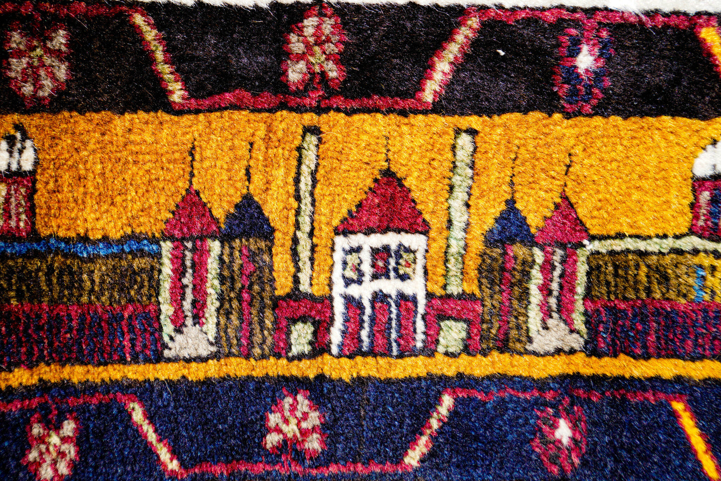 Anatolian Hand Woven Nomadic Yahyali Rug