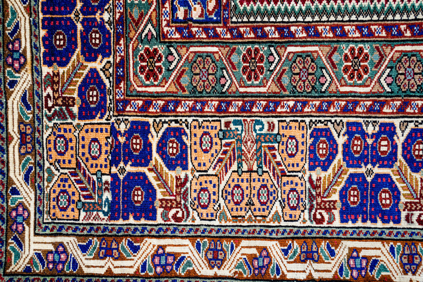 Anatolian Hand Woven Kayseri Rug