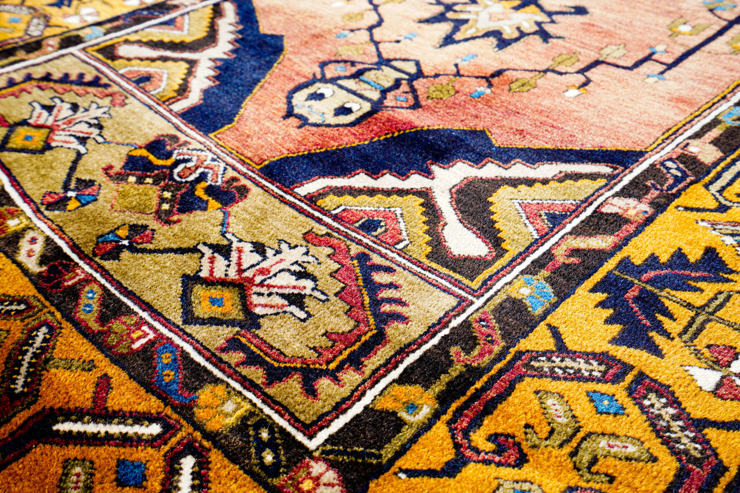 Anatolian Hand Woven Nomadic Yahyali Rug