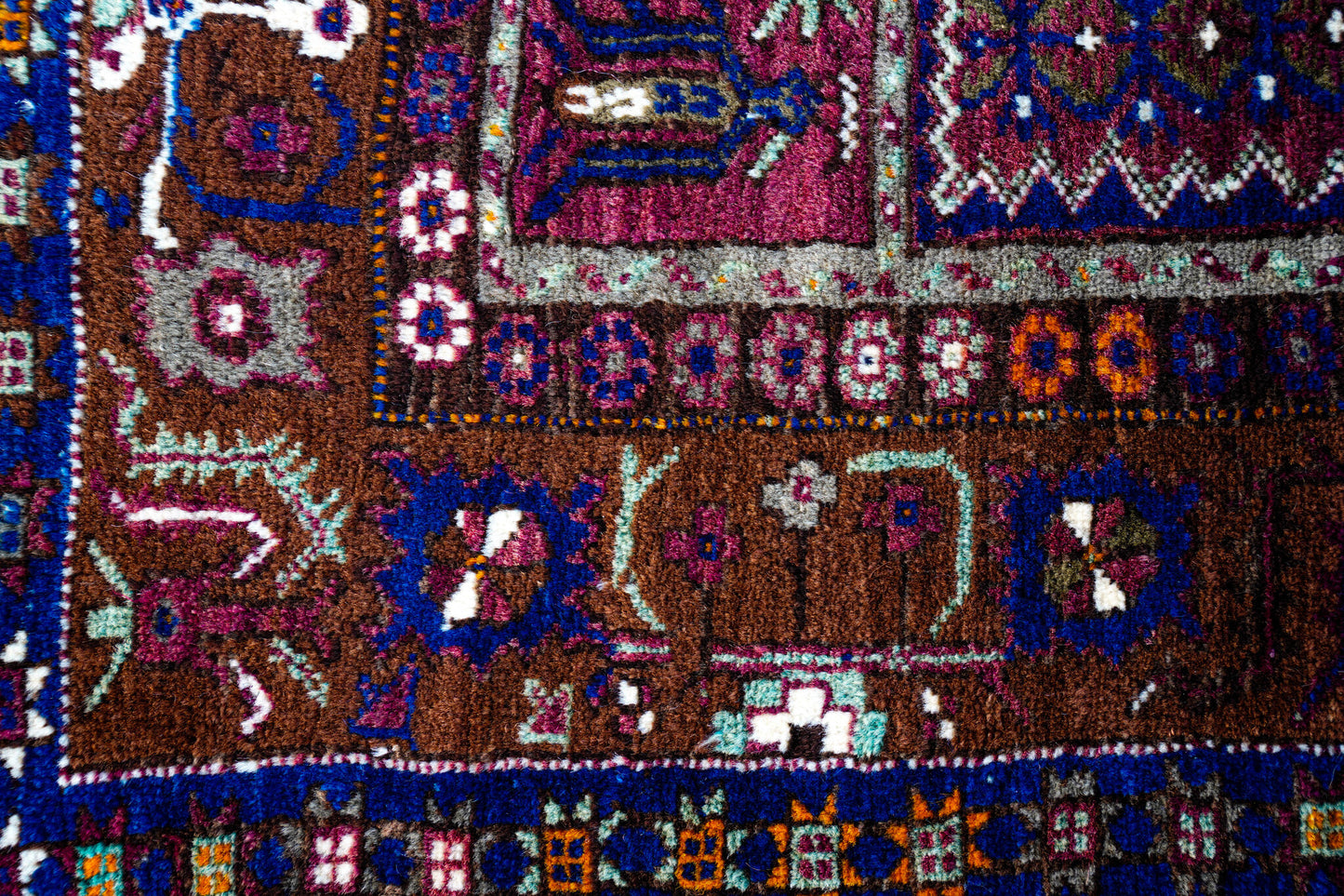 Anatolian Hand Woven Nomadic Yahyali Rug