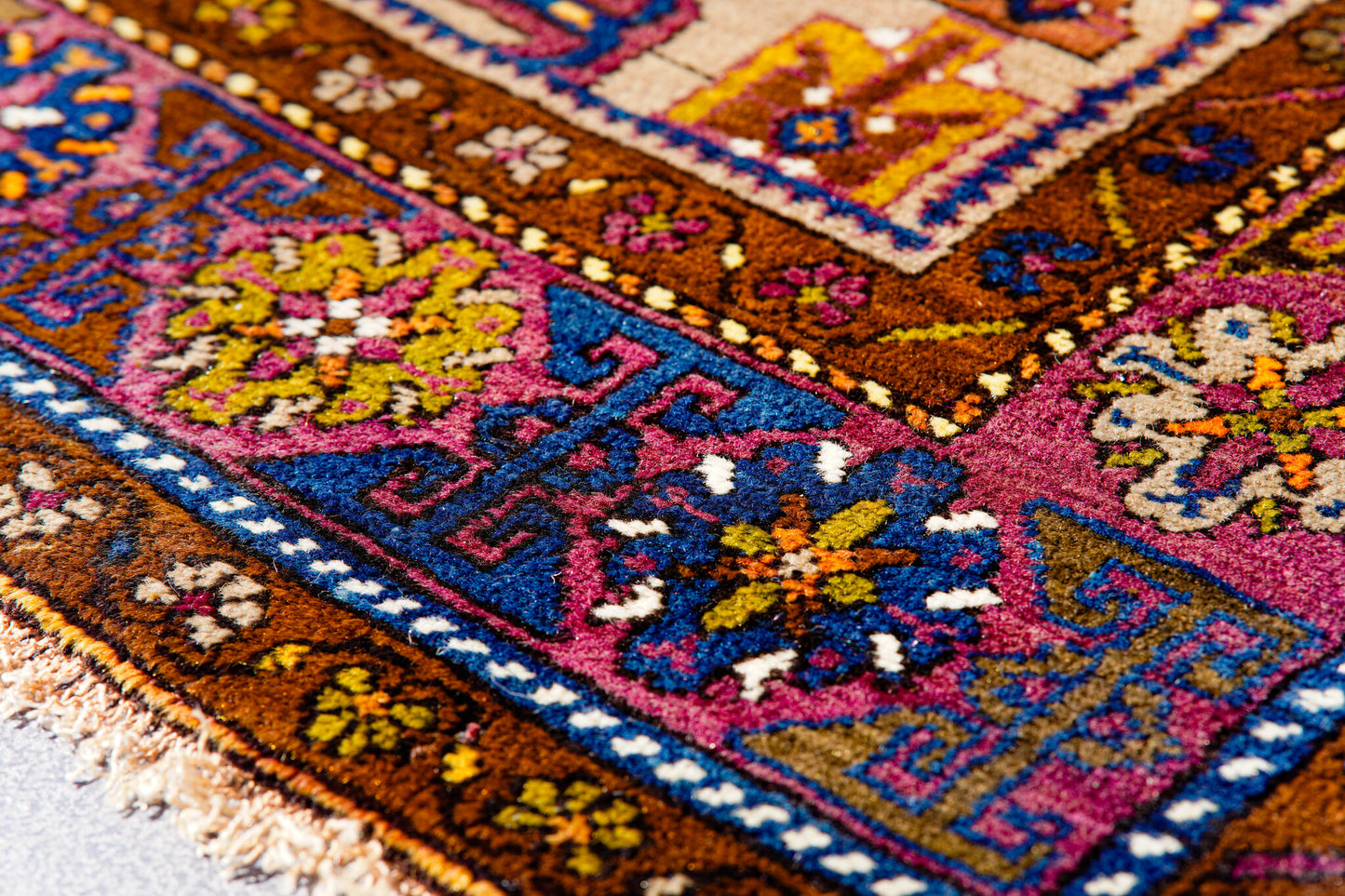 Anatolian Hand Woven Nomadic Yahyali Rug