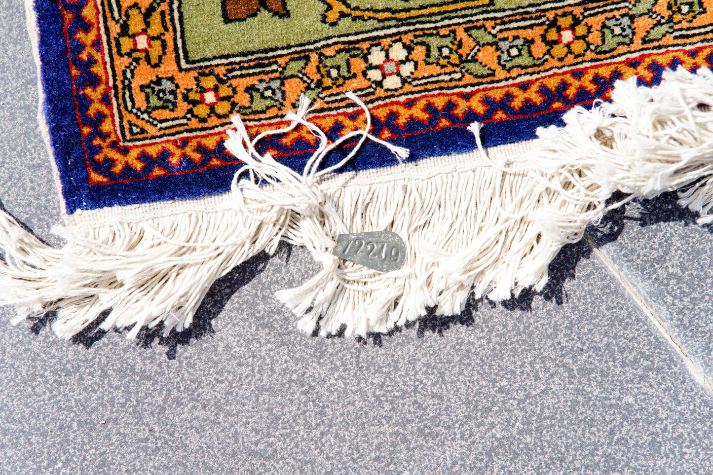 Anatolian Hand Woven Nomadic Hereke Rug