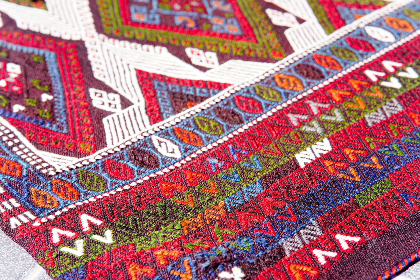 Anatolian Hand Woven Nomadic Konya Cicim