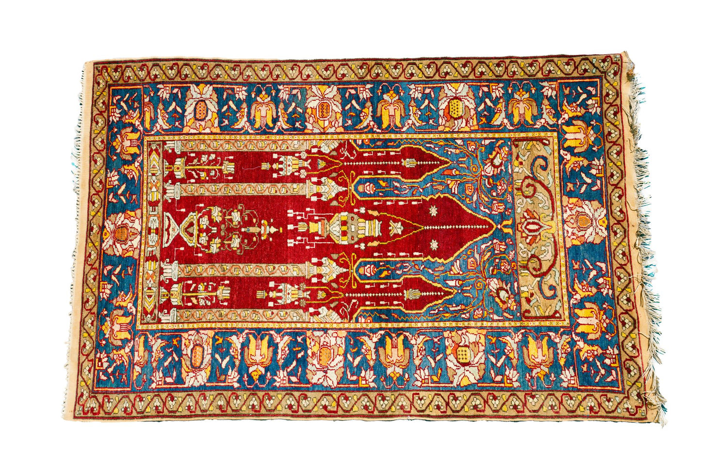 Anatolian Hand Woven Nomadic Dazkiri Rug