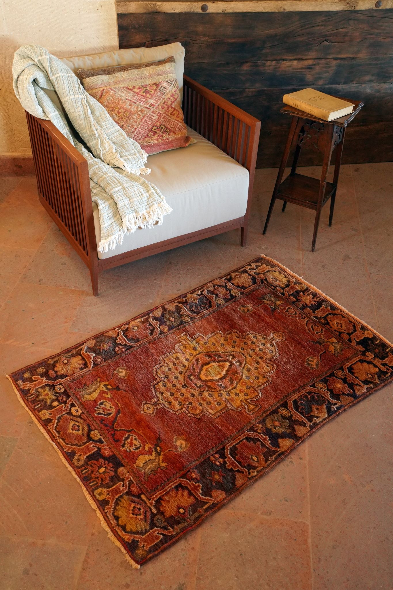 Anatolian Hand Woven Nomadic Madem Rug