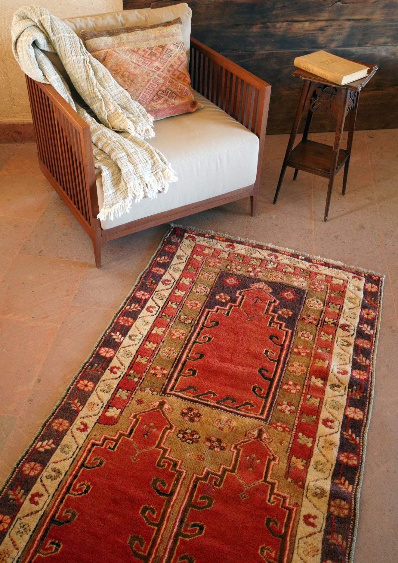 Anatolian Hand Woven Nomadic Malatya Rug