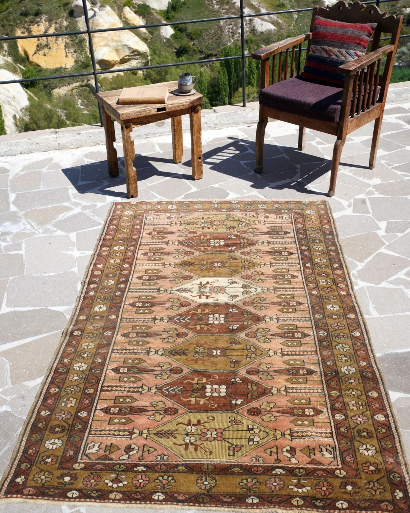 Anatolian Hand Woven Nomadic Milas Rug