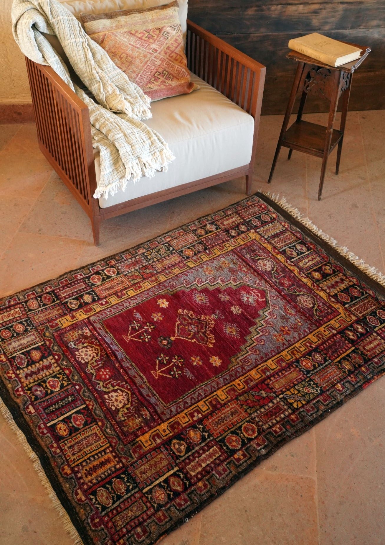 Anatolian Hand Woven Nomadic Konya Rug