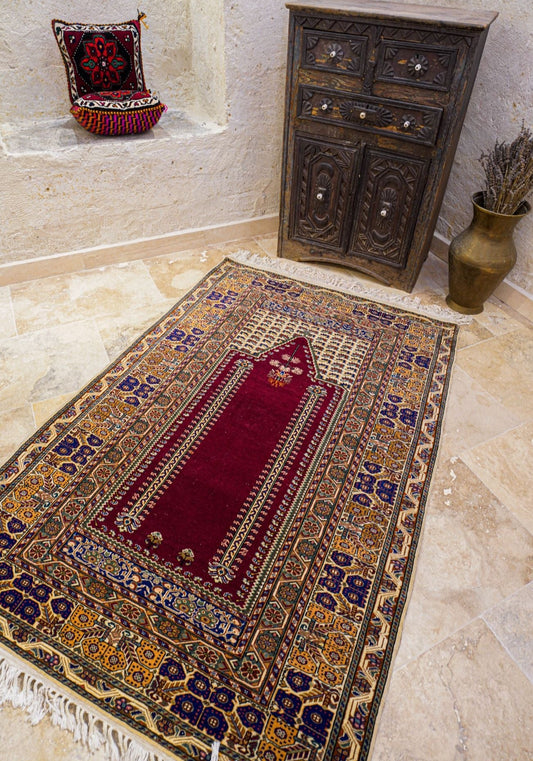 Anatolian Hand Woven Kayseri Rug