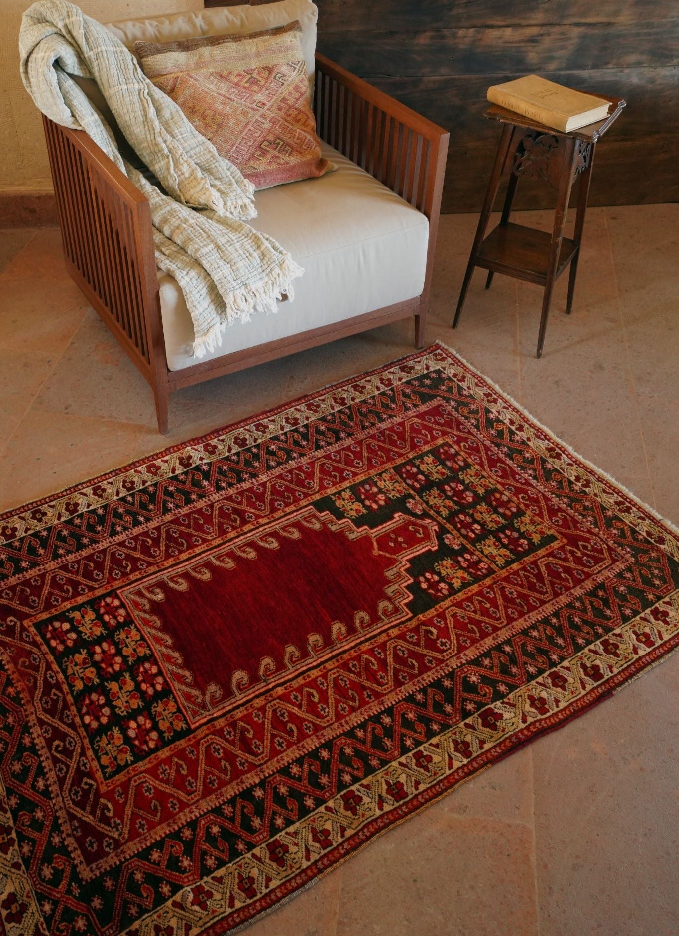 Anatolian Hand Woven Nomadic Sivas Rug