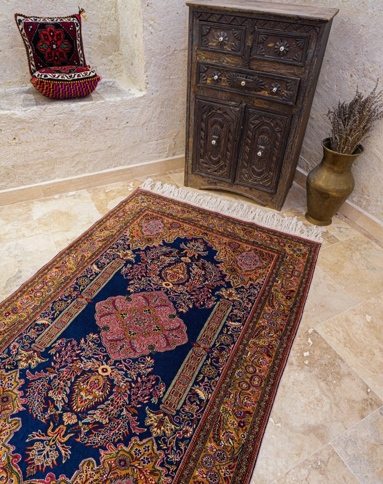 Anatolian Hand Woven Kayseri Rug