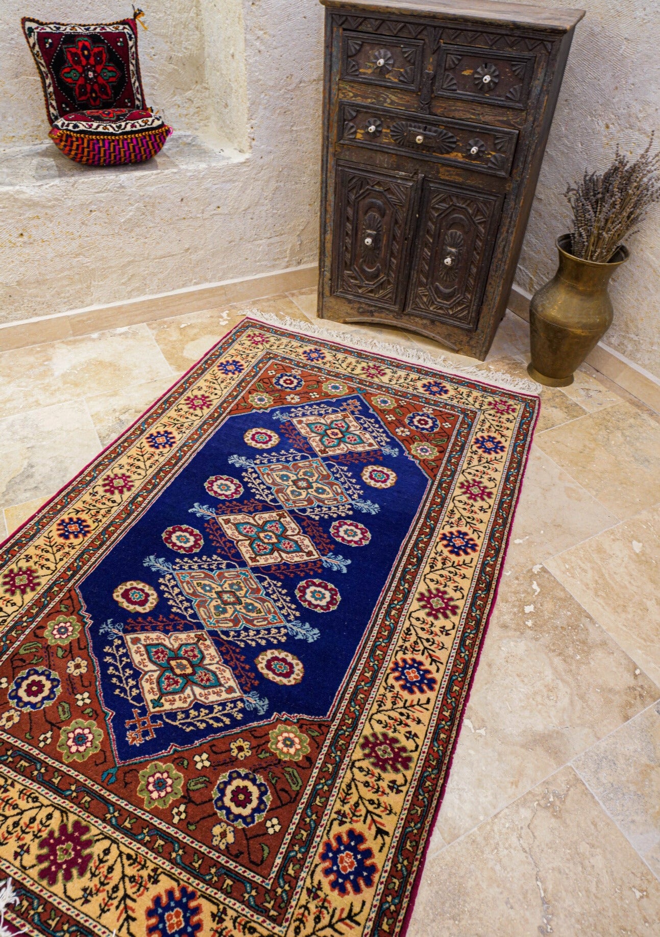 Anatolian Hand Woven Kayseri Rug