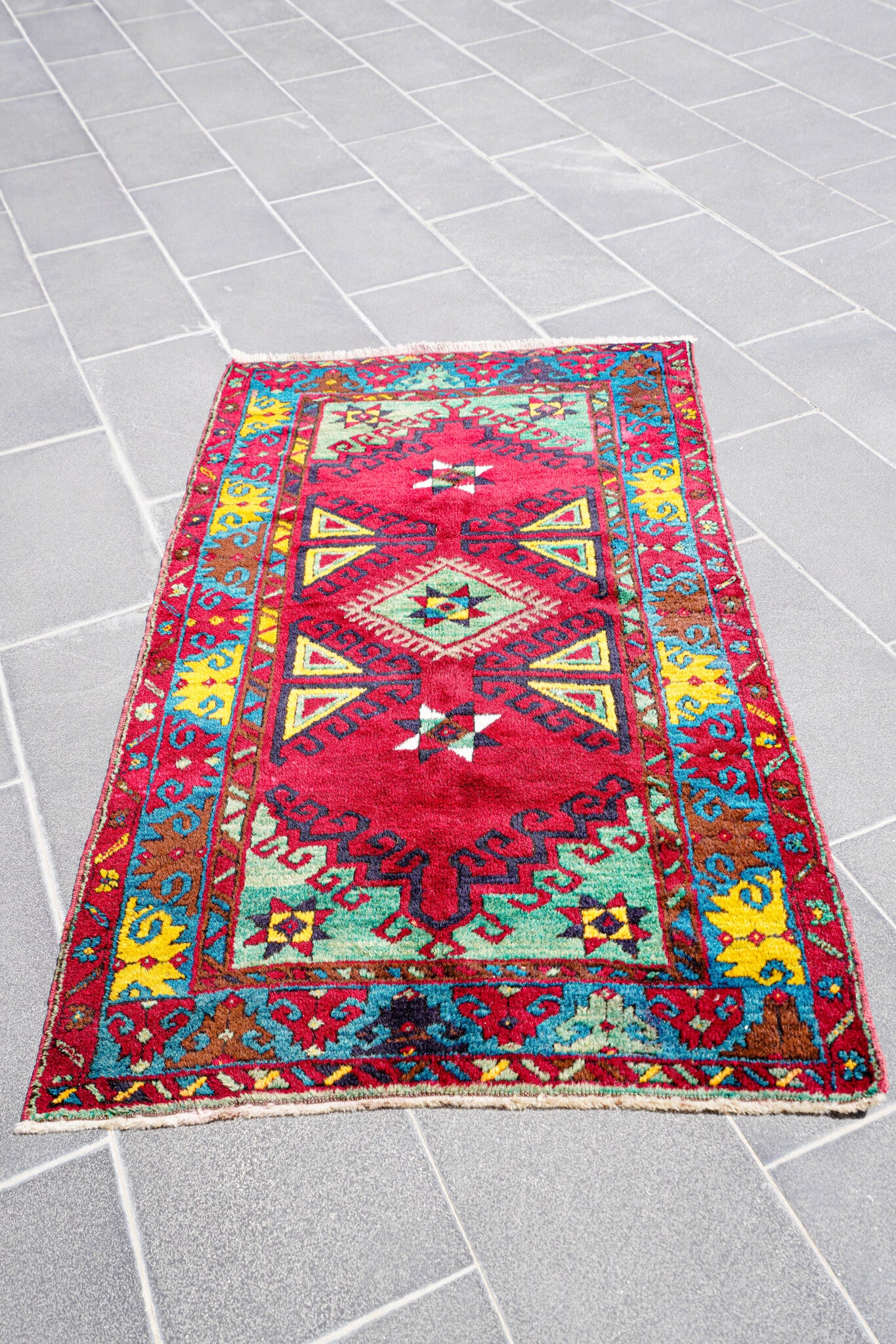 Anatolian Hand Woven Nomadic Malatya-Safak Rug