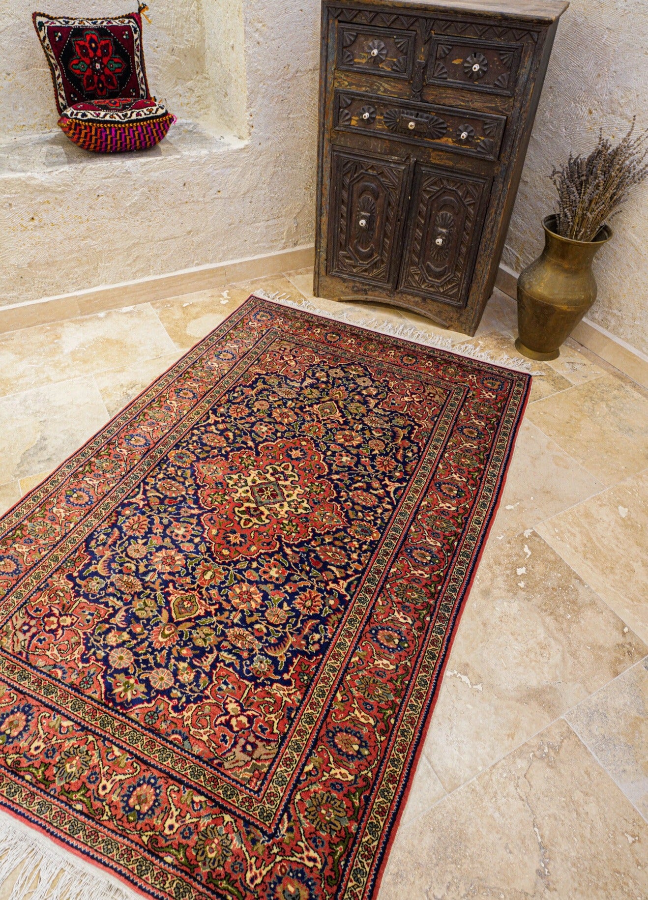 Anatolian Hand Woven Kayseri Rug