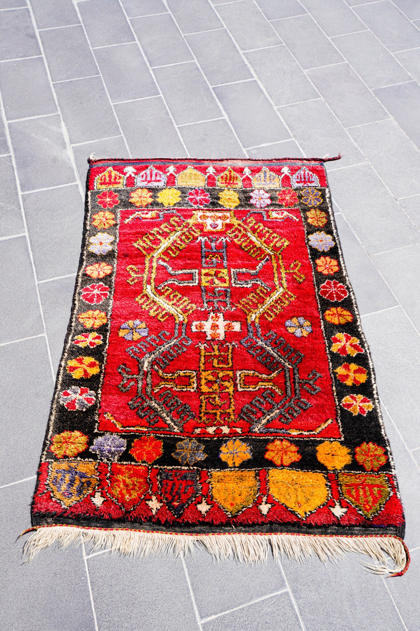 Anatolian Hand Woven Nomadic Konya-Yatak Rug