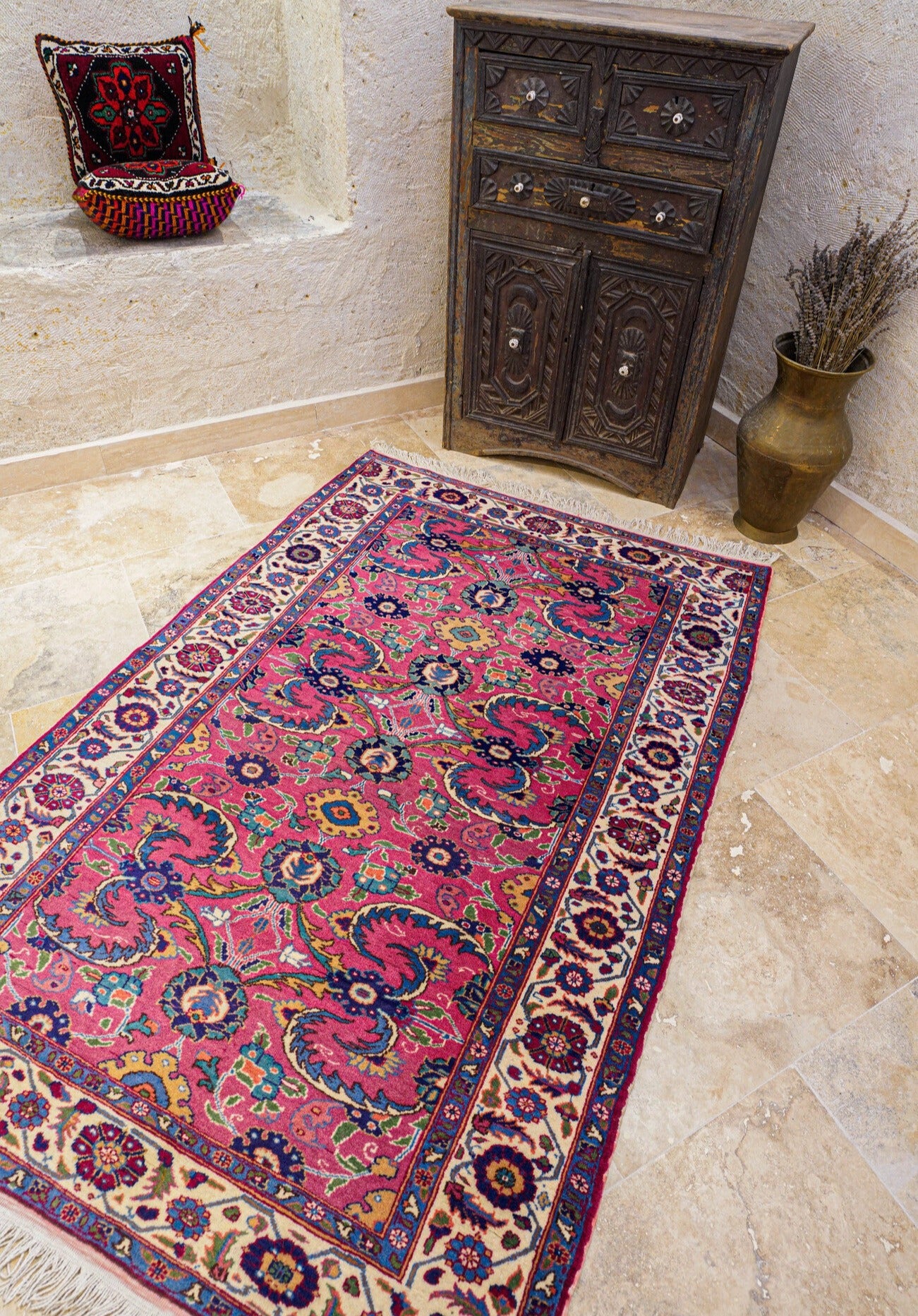 Anatolian Hand Woven Kayseri Rug