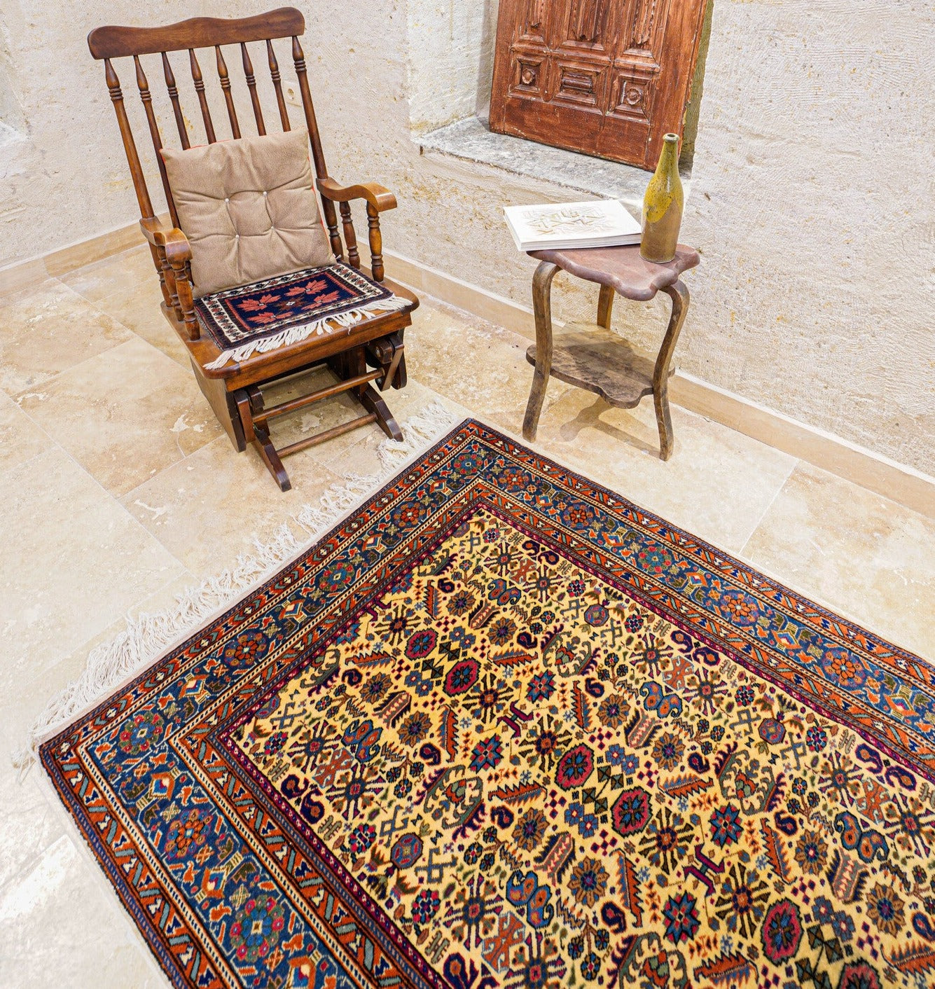 Anatolian Hand Woven Kayseri Rug