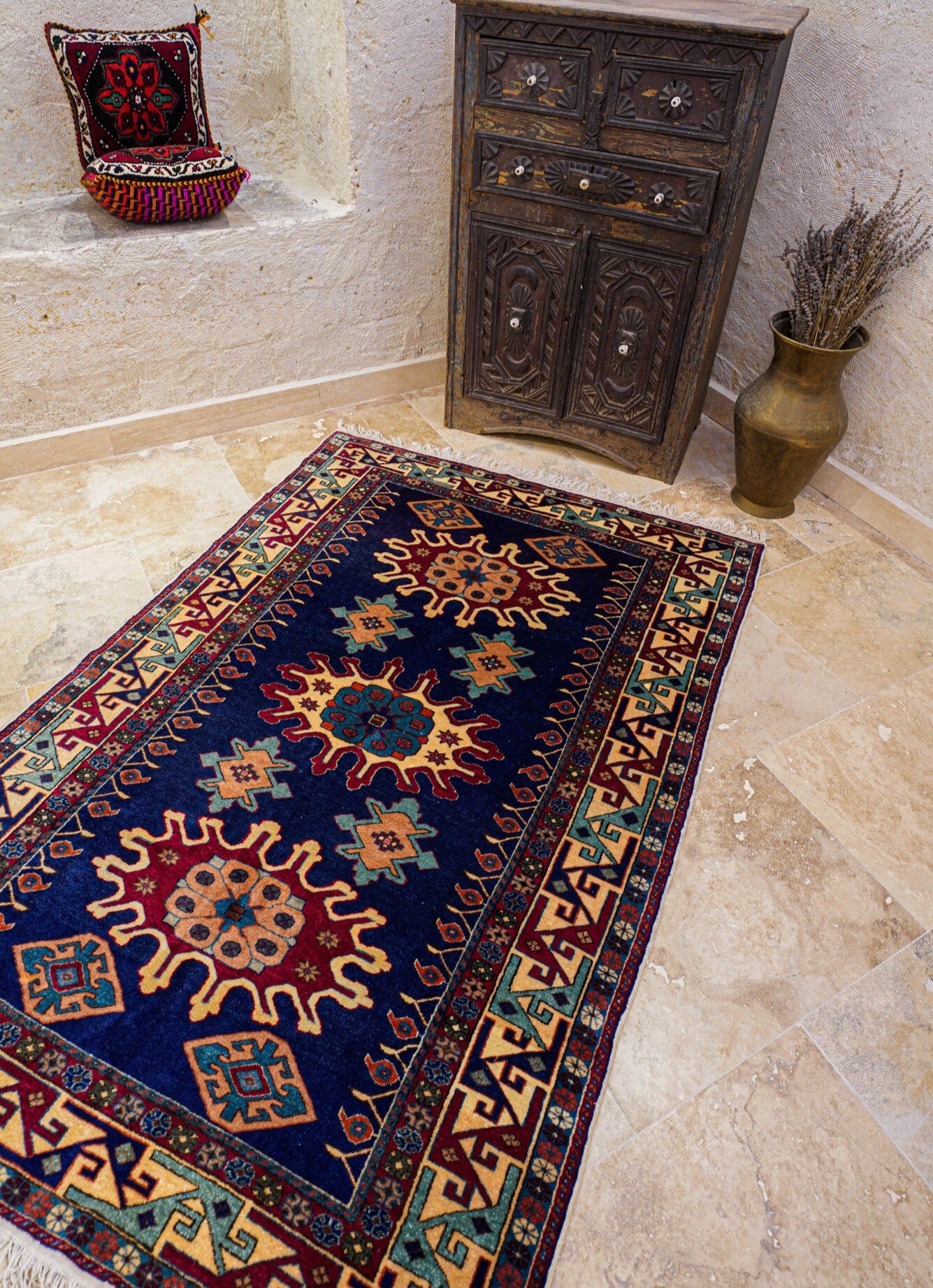 Anatolian Hand Woven Kayseri Rug