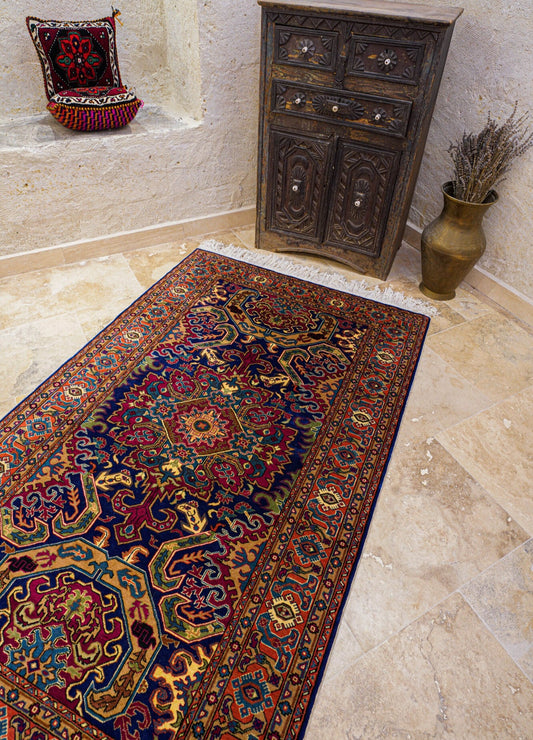 Anatolian Hand Woven Kayseri Rug