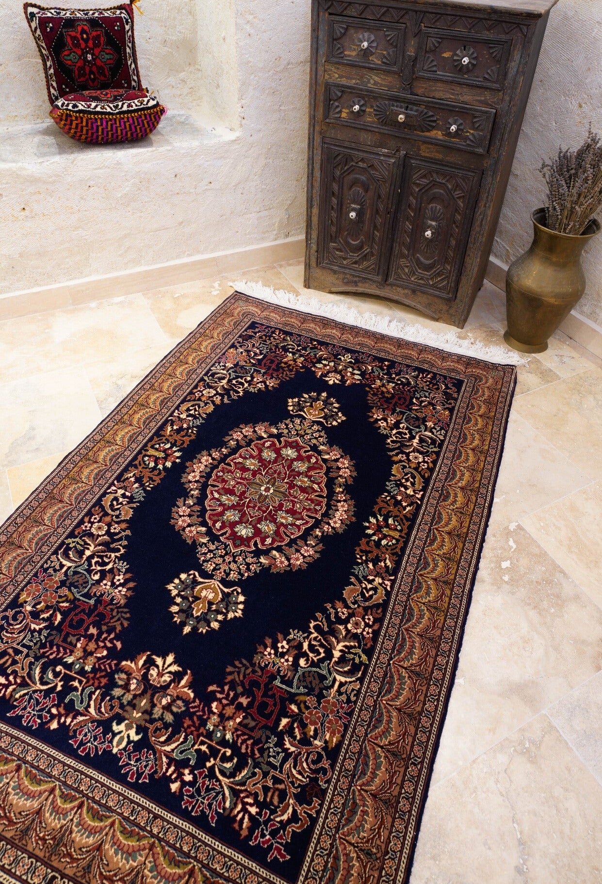 Anatolian Hand Woven Kayseri Rug