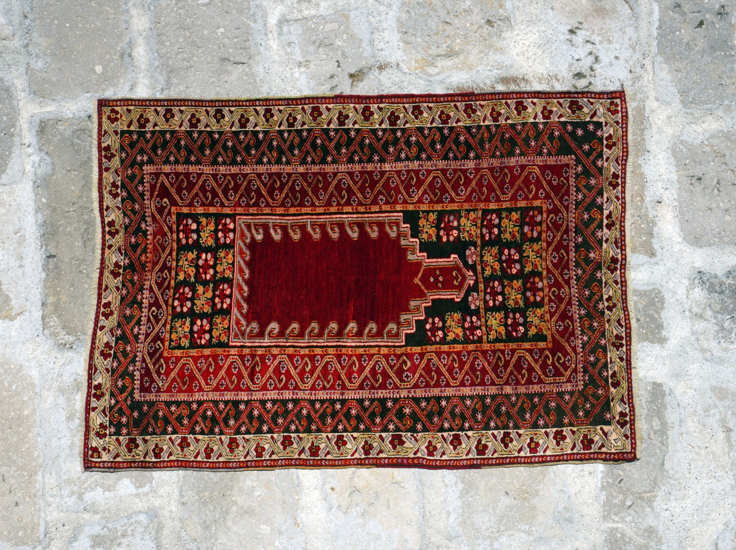 Anatolian Hand Woven Nomadic Sivas Rug