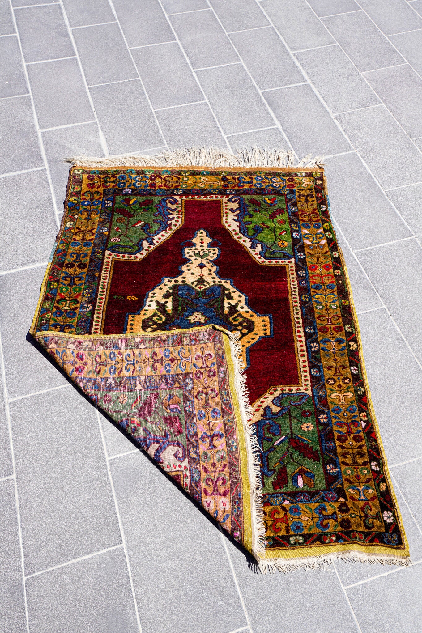 Anatolian Hand Woven Nomadic Konya-Yesilyurt Rug