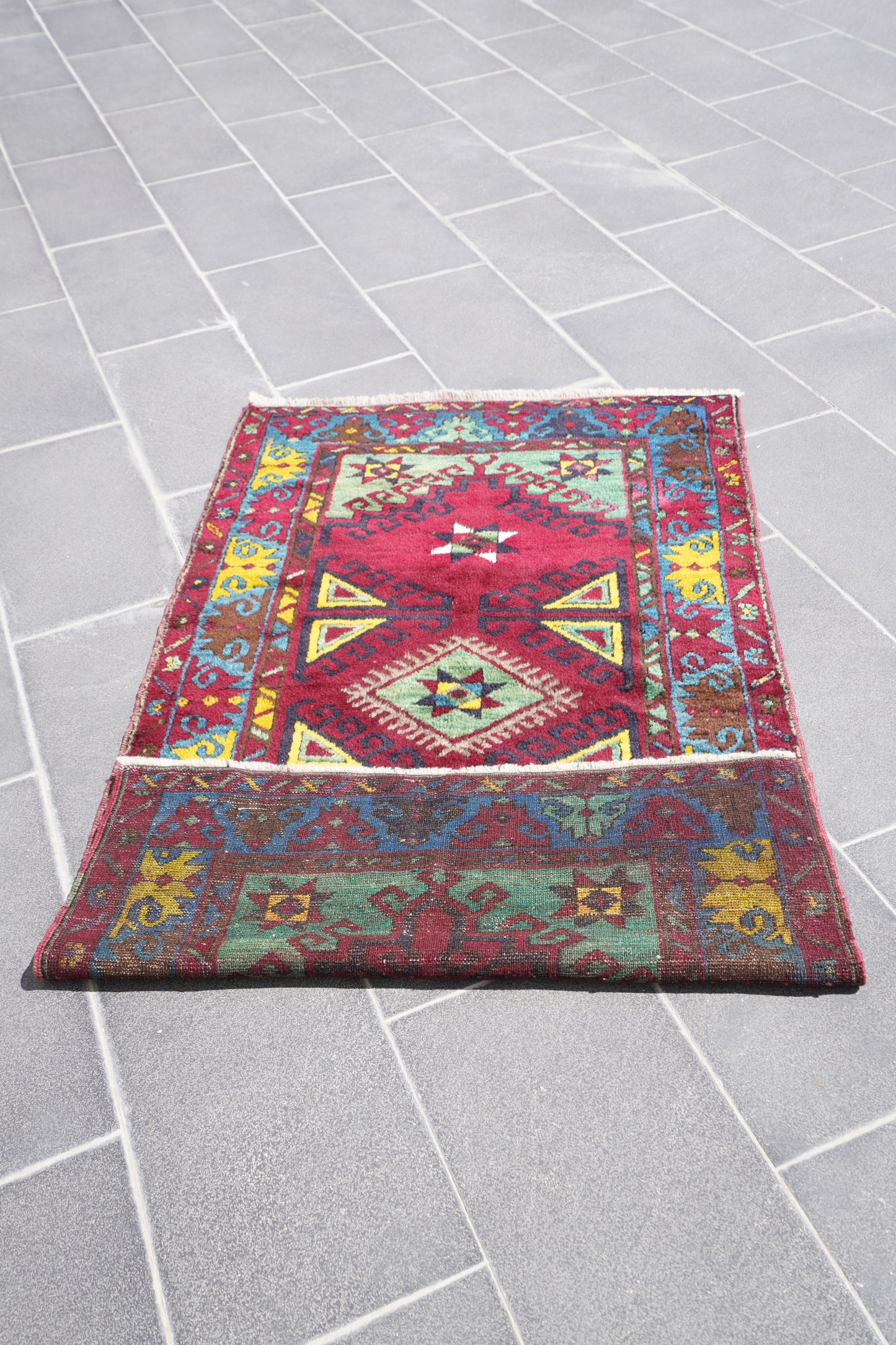 Anatolian Hand Woven Nomadic Malatya-Safak Rug