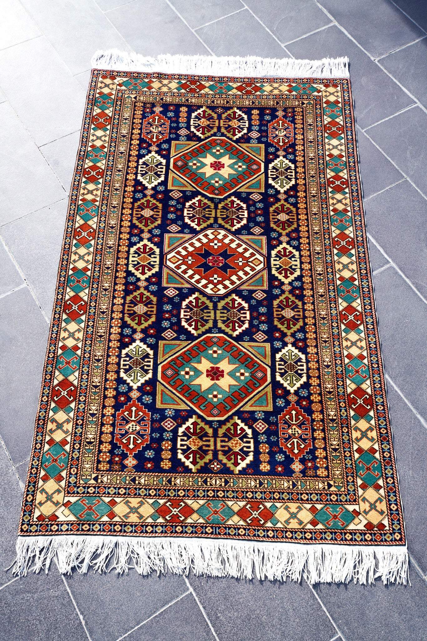 Anatolian Hand Woven Kayseri Rug