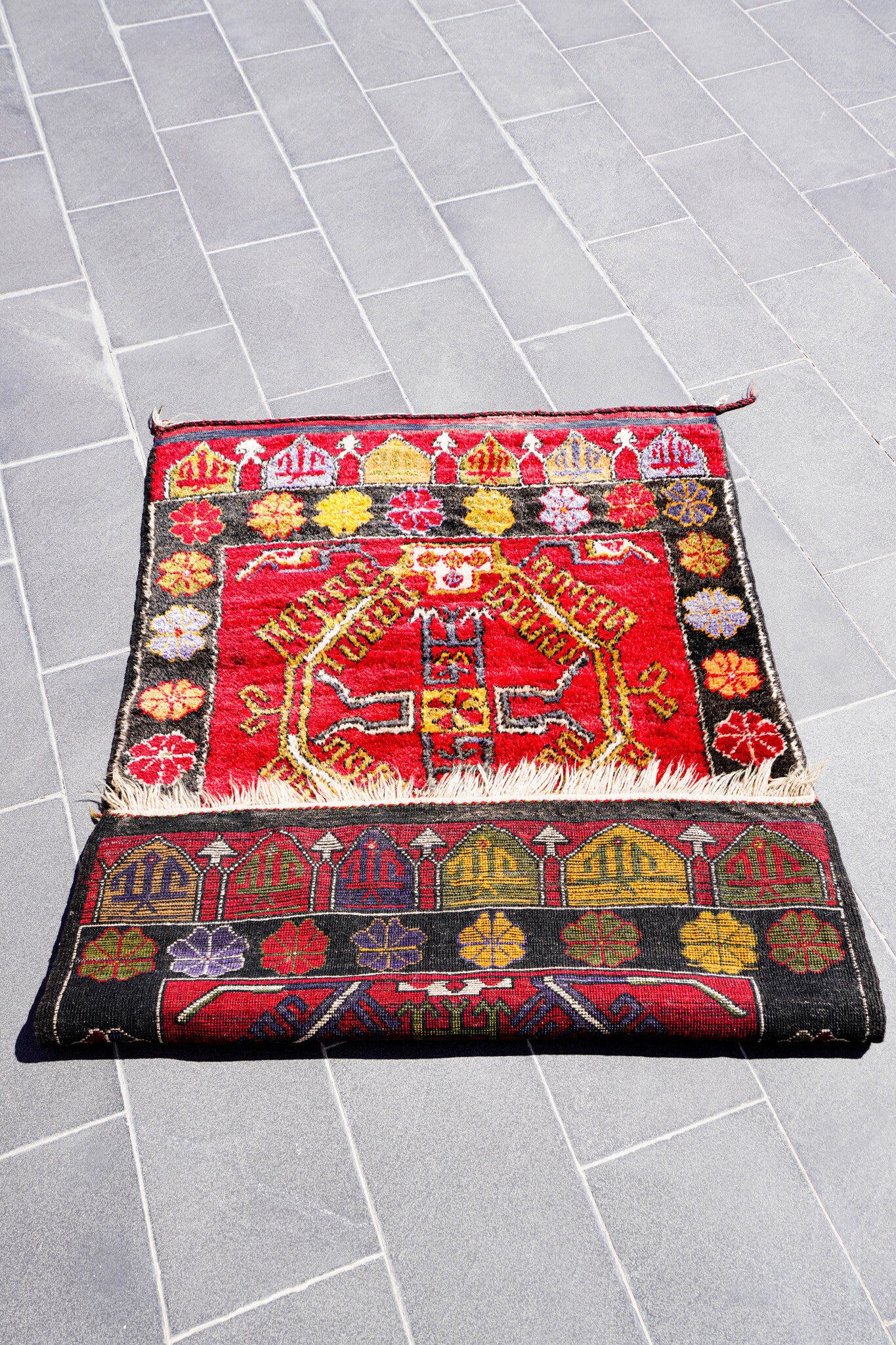 Anatolian Hand Woven Nomadic Konya-Yatak Rug