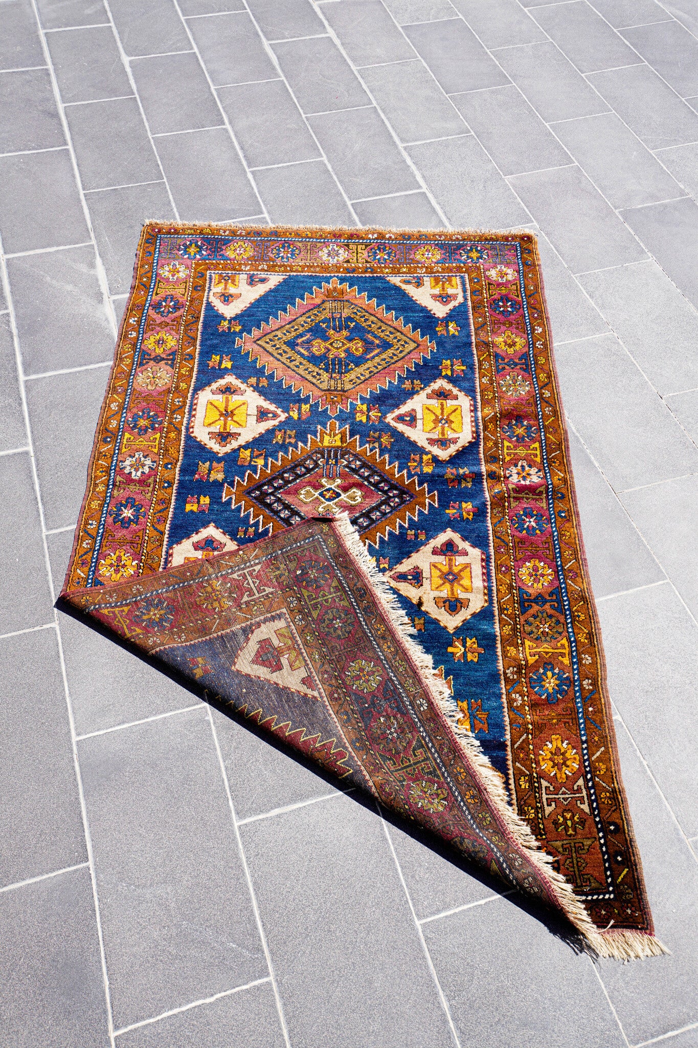 Anatolian Hand Woven Nomadic Yahyali Rug