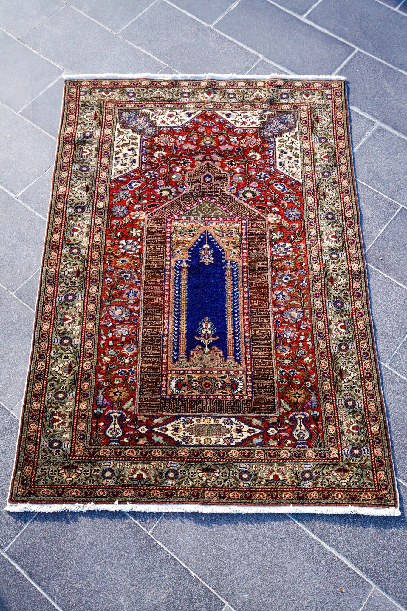 Anatolian Hand Woven Kayseri Rug