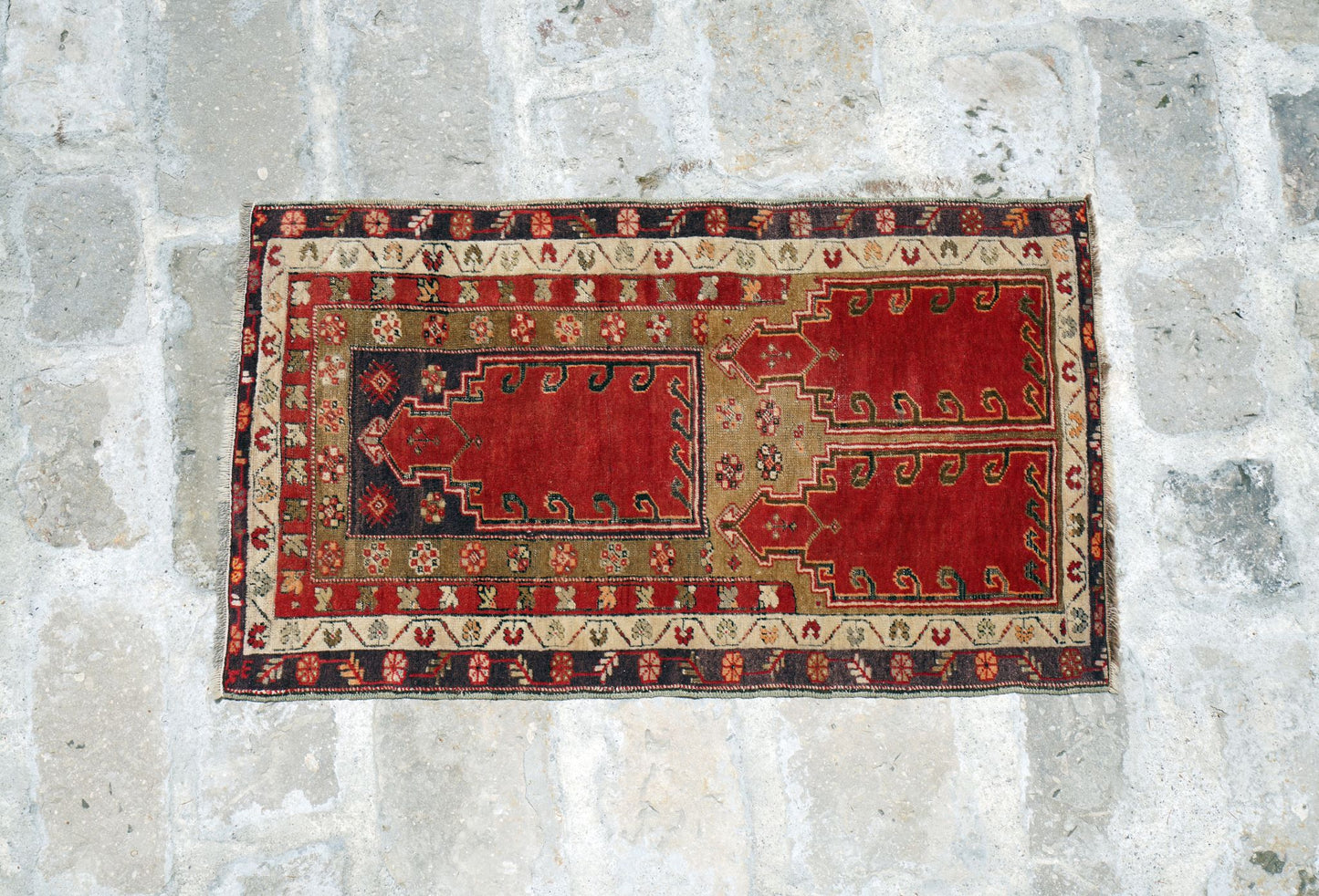 Anatolian Hand Woven Nomadic Malatya Rug