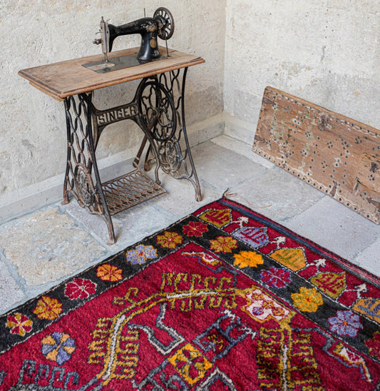 Anatolian Hand Woven Nomadic Konya-Yatak Rug